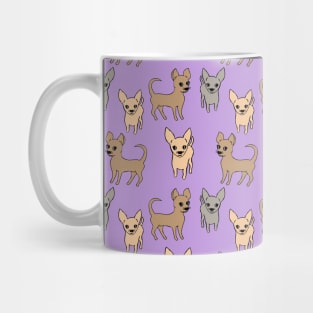 Chihuahua chihuahuas - lilac Mug